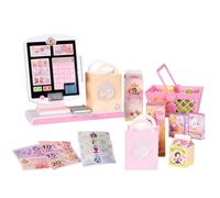 Disney Princess Stylin' Self-Checkout Register | Official Style Collection, Pink Register with Interactive Features, 20+ Pretend Grocery Items, Scan Your Items & Go!
