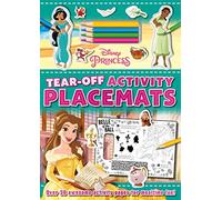 Disney Princess: Tear-Off Activity Placemats (With Games, Puzzles, Colouring, and more!)