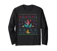 Disney Princess The Little Mermaid Ariel Christmas Sweater Long Sleeve T-Shirt