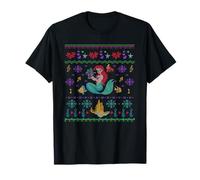 Disney Princess The Little Mermaid Ariel Christmas Sweater T-Shirt