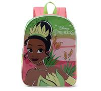 Disney Princess Tiana Backpack for Kids - Cute & Durable Kids Backpack for Girls with Padded Straps & Zip Compartment - Ideal Toddler Bookbag for School & Travel - 15”