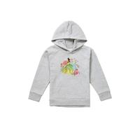 Disney Princess Tiana & Cinderella In The Garden Youth Kids Pull-Over Hoodie, Athletic Heather in Grey | Size: 12-13 Years Disney Grey 12-13 Years