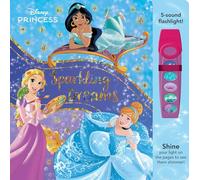 Disney Princess Tiana, Moana, Rapunzel, Cinderella, and Jasmine: Sparkling Dreams Sound Book - Includes a Real Working Flashlight! - PI Kids