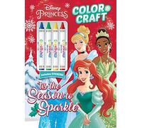 Disney Princess: Tis the Season to Sparkle Color & Craft: With 4 Big Crayons and Stickers