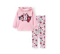 Disney Princess Toddler Girls Clothing Long Sleeve Hoodies and Leggings Clothing Sets Autumn Casual Pullover Tracksuit, Pink (pink-1), 3-4 Jahre