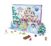 Mattel Disney Princess Advent Calendar, 24 Days of Surprises Include 4 Princess