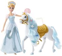 Disney Princess Toys, Cinderella Doll with Horse and Styling Accessories, Inspired by the Disney Movie, HPF95