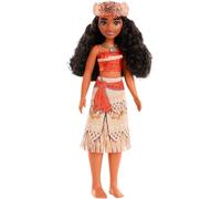 Mattel Disney Princess Dolls, Moana Posable Fashion Doll with Sparkling Clothing and Accessories, Disney Movie Toys, HLW05, Orange Outfit