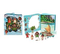 Disney Princess Toys, Moana Story Pack with 6 Key Characters, Small Dolls, Figures and Accessories Inspired by Disney Movies, Gifts for Kids