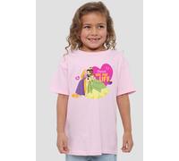 Disney Princess Valentine'S Day Friends Are For Life Kids T-Shirt Pink Disney Princess Pink 5-6 Years
