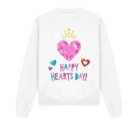 Disney Princess Valentine's Day, Happy Hearts Day Sweatshirt White | Size: Medium Disney Princess White M