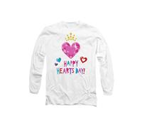Disney Princess Valentine's Day, Happy Hearts Day T-Shirt, White White