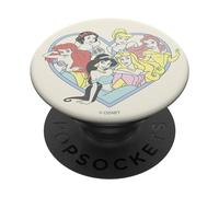 Disney Princess Vintage Princess Group Heart PopSockets Swappable PopGrip