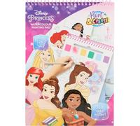 Disney Princess - Water Colouring Book with Brush - 24 Magical Paint with Water Pages - Creative Fun for Kids Age 3+ (DP24355)