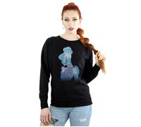 Disney Princess Women's Cinderella Filled Silhouette Sweatshirt in Black | Size: Large Disney Princess Black L