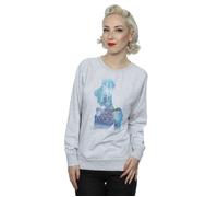 Disney Princess Women's Cinderella Filled Silhouette Sweatshirt in Grey | Size: Large Disney Princess Grey L