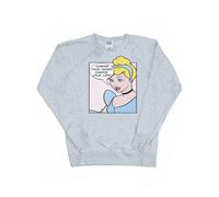 Disney Princess Women's Cinderella Pop Art Sweatshirt Large Heather Grey