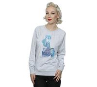 Disney Princess Women's Cinderella Retro Poster Sweatshirt XX-Large Heather Grey