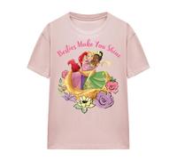 Disney Princess Womens/Ladies Besties Shine Ariel Rapunzel Tiana T-Shirt