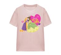 Disney Princess Womens/Ladies Friends Are For Life Valentine's Day T-Shirt