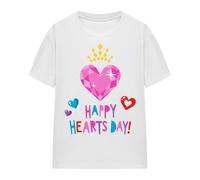 Disney Princess Womens/Ladies Happy Hearts Day! Valentine's Day T-Shirt