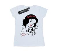Disney Princess Womens/Ladies Snow White Glitter Cotton T-Shirt BI49880