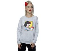 Disney Princess Women's Snow White Pop Art Sweatshirt Small Heather Grey