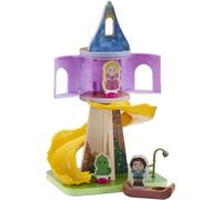 Disney Princess Wooden Rapunzel's Tower and Figure Pla... - Brand New