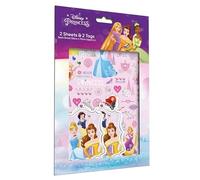 DIsney Princess Wrapping Paper 2 Sheets & 2 Matching Tags