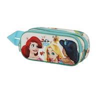 Disney Princess You-3D Double Pencil Case, White, 22 x 9.5 cm