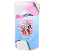 Disney Princesses Fleece Throw Blanket Embrace Your Inner Princess Kids Fleece Throw Blanket for Boys and Girls, Warm, Soft and Cozy Lightweight Plush Fabric Bed Cover Decor - Size 45" x 60"