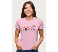 Princesses Girl Power Cinderella And Jasmine T-Shirt Disney Light Pink S
