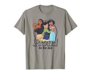 Disney Princesses Mulan Moana Jasmine Proud To Be Me T-Shirt