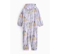 Disney Princesses Print Lilac Fleece Lined Puddlesuit 1-2 years