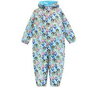 Disney Puddle Suit | All in One Princess Rain Suit for Kids | Cinderella Belle Snow White Raincoat | 7-8 Years