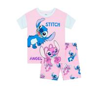 Disney Pyjamas | Lilo And Stitch Pjs | Girls Short Pyjamas | Girls Pjs | Ages 5 To 13 Years