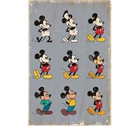 Disney Pyramid International "Evolution Mickey Mouse" Maxi Poster, Multi-Colour, 61 x 91.5 cm