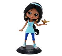 Disney Q Posket Jasmine Collectable Figurine In Blue Blue