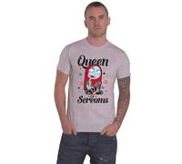 Disney Queen Of Screams T Shirt In Grey Grey M