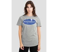 Disney Ratatouille Main Logo T Shirt, Athletic Heather In Grey Grey