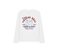 Disney Ratatouille Remy's Cheese Deli Long Sleeve T Shirt, White White