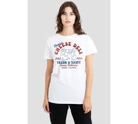 Disney Ratatouille Remy's Cheese Deli T Shirt, White White