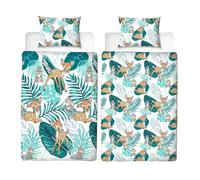 Disney Reversible Bambi Duvet Set In White White Single