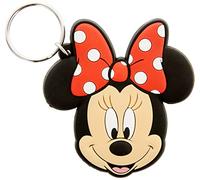 Disney, RK38321C, Minnie Mouse - Head Rubber Keychain, Multi-Color, 4.5 x 6cm