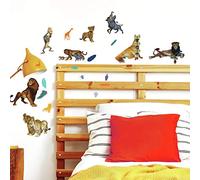 Disney RMK4078SCS Repositionable Stickers The Lion King, Vinyl, Brown, 4.47 cm 4.17cm by 21.69cm 21.16 cm