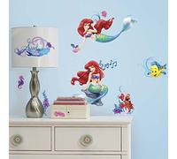 Disney RoomMates Disney The Little Mermaid Repositionable Wall Stickers, Multi-Colour