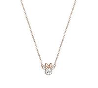Disney Rose Gold Crystal Minnie Mouse Necklace - 40cm