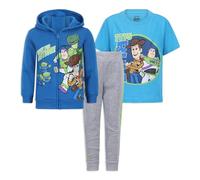 Disney’s Toy Story Zip Up Hoodie, Shirt and Jogger Pant Bundle for Boys, Active Wear for Kids, Size 6