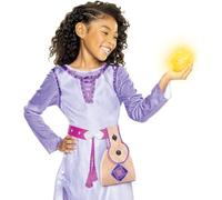 Interactive Light Up and Sound Role Play Star with Included Storytelling Accessories with Asha's Wearable Fashion Satchel Playset Inspired by the