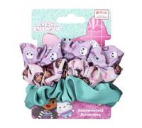 Disney Scrunchies, Minnie, Princesses, Frozen II, Lilo & Stitch, Charge of 101, Aristocats, Fabric Hair Elastics, Pigtails, 3 Pieces, Multicolour (Gabby's Dollhouse)
